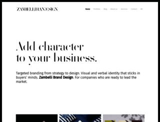 zambellidesign.com screenshot