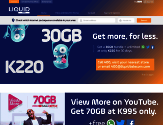 zambia.retail.liquidtelecom.com screenshot