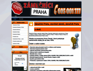 zamecnici-praha.cz screenshot