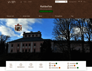 zamek-ratiborice.cz screenshot