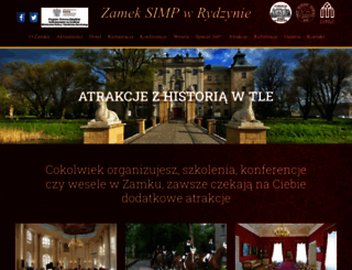 zamek-rydzyna.com.pl screenshot
