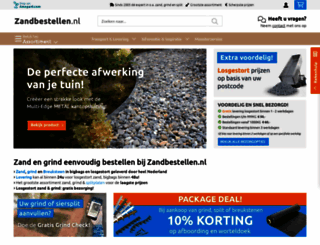 zandbestellen.nl screenshot