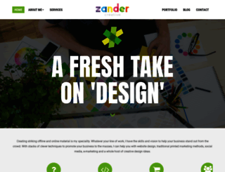 zander-creative.co.uk screenshot