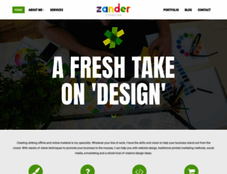 zander-creative.co.uk screenshot