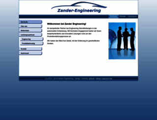 zander-engineering.de screenshot