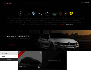 zandermotors.com screenshot
