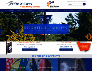 zanewilliams.com screenshot