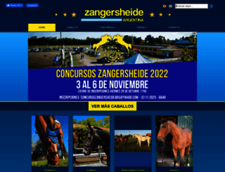 zangersheideargentina.com screenshot