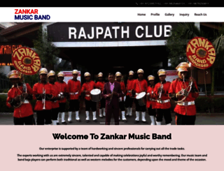zankarmusicband.com screenshot