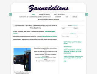 zannedelions.com screenshot
