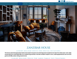 zanzibarhotel.co.uk screenshot
