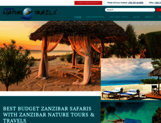 zanzibarnaturetrails.com screenshot