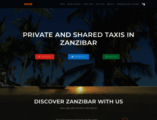 zanzibartaxi.com screenshot