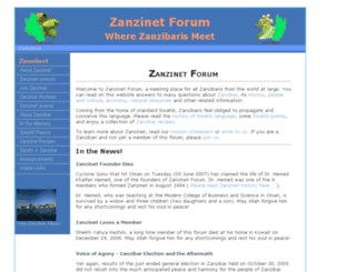 zanzinet.org screenshot
