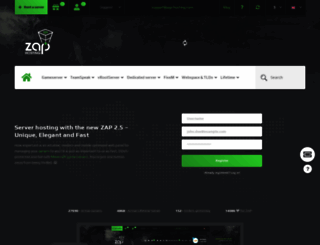zap-hosting.com screenshot