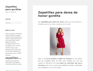 zapatillasparagorditas.com screenshot
