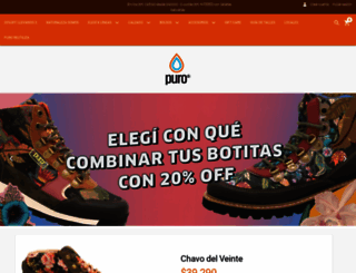 zapatillaspuro.com.ar screenshot