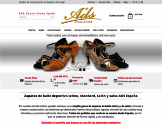 zapatosdebaileonline.com screenshot