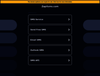 zapitsms.com screenshot