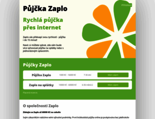 zaplo-pujcka.cgdata.cz screenshot