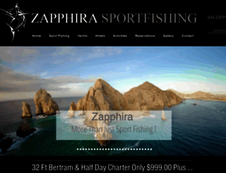 zapphirasportfishing.com screenshot