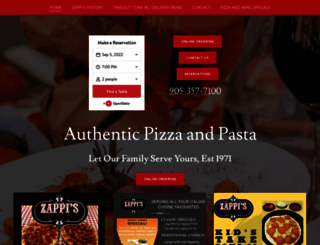 zappispizza.com screenshot