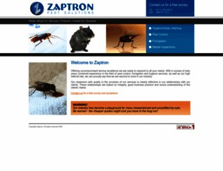 zaptron.co.za screenshot
