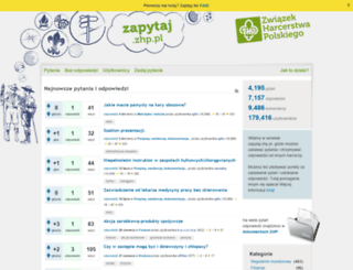 zapytaj.zhp.pl screenshot