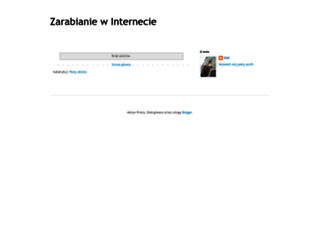 zarabianie-internet.blogspot.com screenshot
