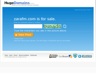 zarafm.com screenshot