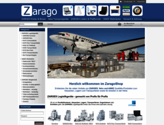 zaragoshop.de screenshot