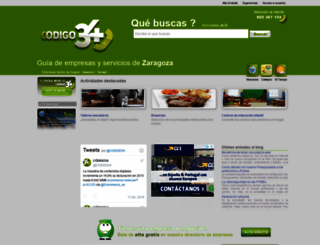 zaragoza.codigo34.es screenshot