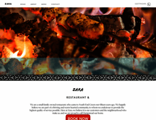zararestaurant.co.uk screenshot