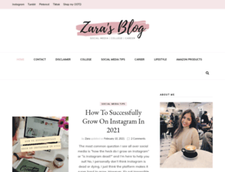 zarasblog.com screenshot