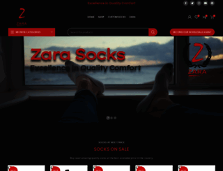 zarasocks.com screenshot