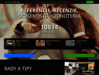 zariadim.sk screenshot