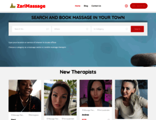 zarimassage.com screenshot