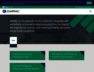 zarpac.com screenshot