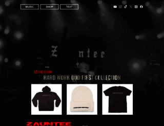zauntee.com screenshot