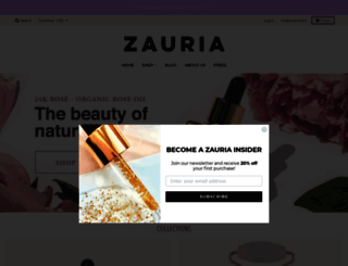 zauria.com screenshot