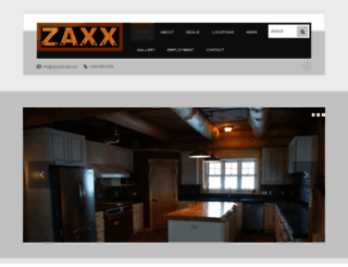 zaxxcabinets.com screenshot