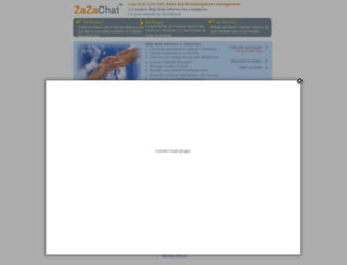 zazachat.zazasoftware.com screenshot