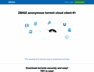 zbigz.com screenshot