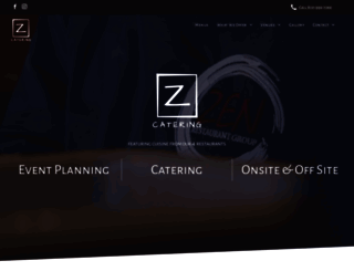 zcateringct.com screenshot
