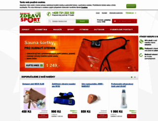 zdravi-sport.cz screenshot