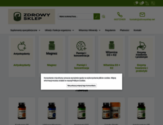 zdrowysklep.net screenshot