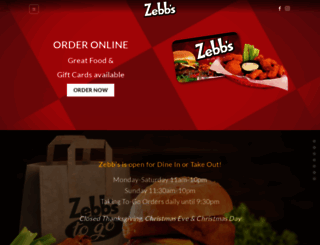 zebbs.com screenshot