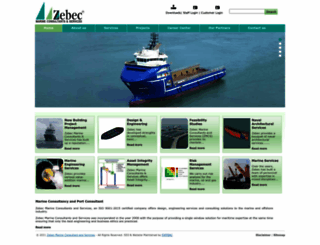 zebecmarine.com screenshot