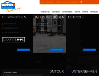 zebo-fussbodenbau.de screenshot