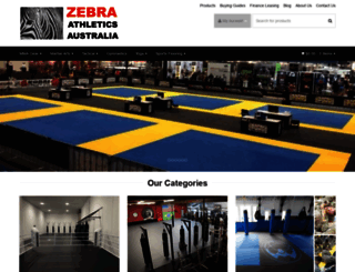 zebraathletics.com.au screenshot